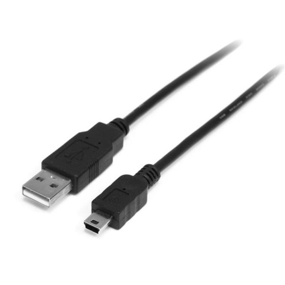 Câble Micro USB Startech USB2HABM2M           USB A Mini USB B Noir