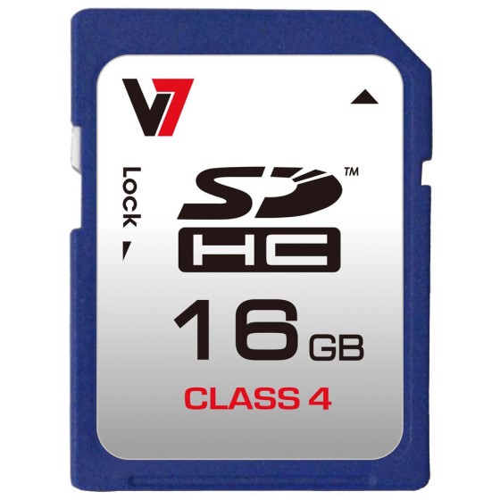 Carte Mémoire SD V7 VASDH16GCL4R-2E      16GB