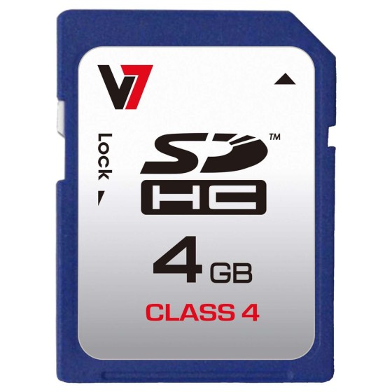 Carte Mémoire Micro SD avec Adaptateur V7 VASDH4GCL4R-2E      