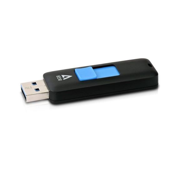 Pendrive V7 Flash Drive USB 3.0 Bleu Bleu/Noir 8 GB