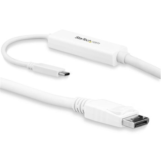 Adaptateur USB C vers DisplayPort Startech CDP2DPMM3MW          3 m Blanc