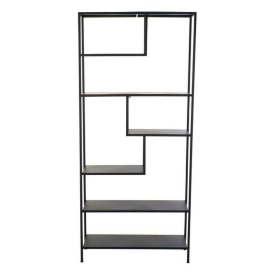 Étagère DKD Home Decor Noir Métal (80 x 26 x 180 cm)