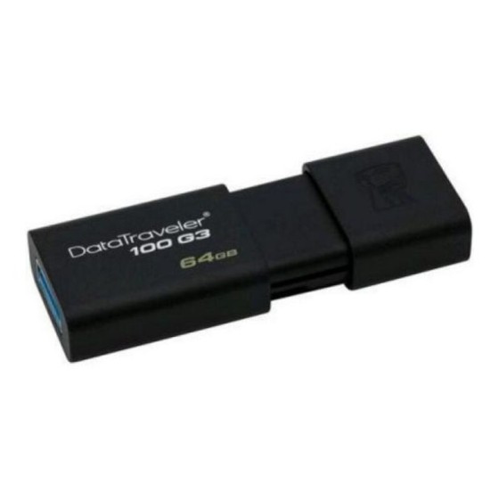 Pendrive Kingston DT100G3/64GB         64 GB USB 3.0 Noir 64 GB