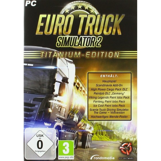 Jeu Euro Truck Simulator 2: Titanium-Edition (Reconditionné B)