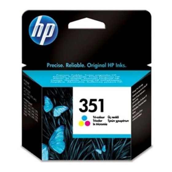 Cartouche d'encre originale HP 351 (CB337EE) Tricolore Jaune Cyan Magenta Oui