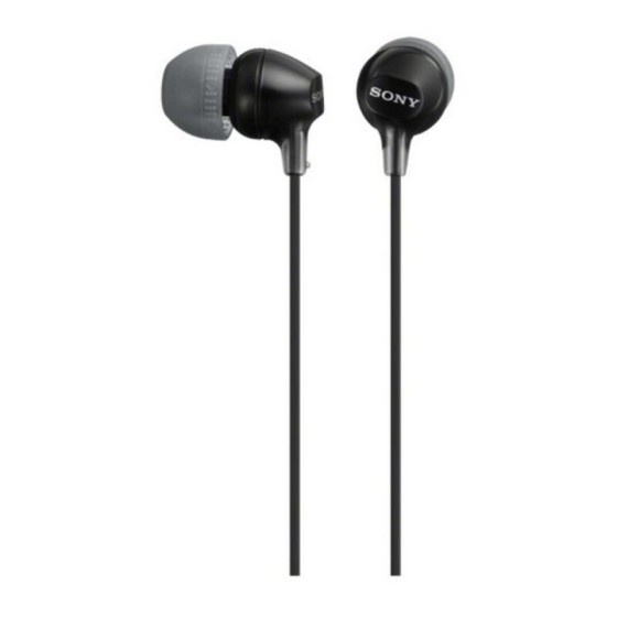 Casque Sony MDR EX15LP in-ear Noir