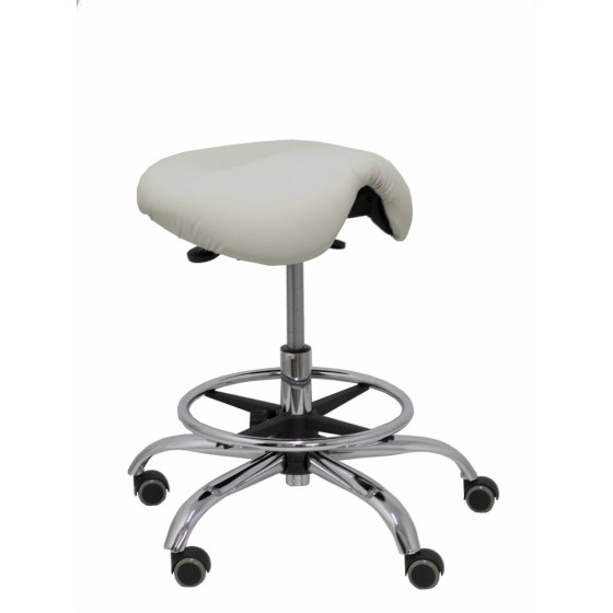 Tabouret Alatoz P&C P40CRRP Gris clair