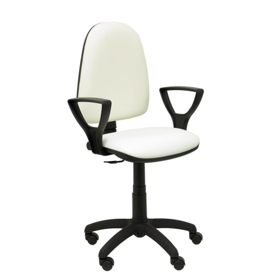 Chaise de Bureau Ayna Similpiel P&C X10B8RN Blanc