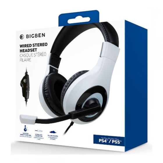 Casques avec Micro Gaming Nacon PS5HEADSETV1WHITE   