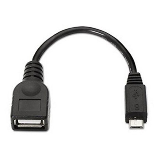 Câble USB 2.0 A vers Micro USB B NANOCABLE 10.01.3500 15 cm Noir