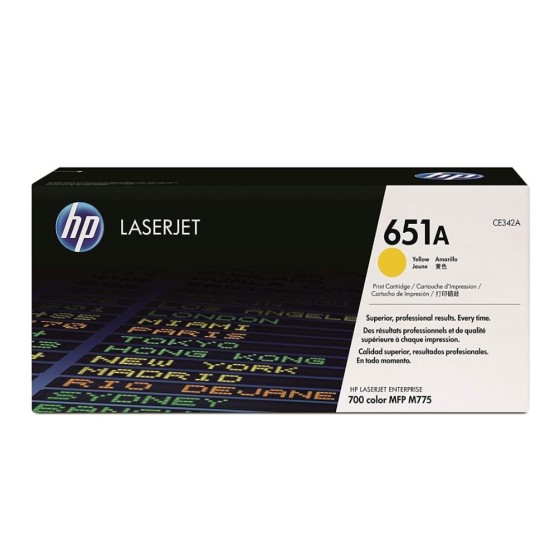 Toner HP 651A Jaune