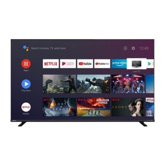 TV intelligente Toshiba 55QA4C63DG  55" 4K ULTRA HD QLED WIFI