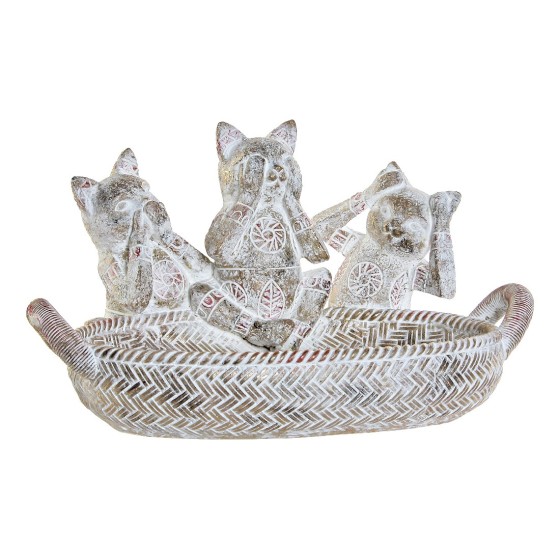 Figurine Décorative DKD Home Decor Résine Chats (30.2 x 21 x 17.3 cm)