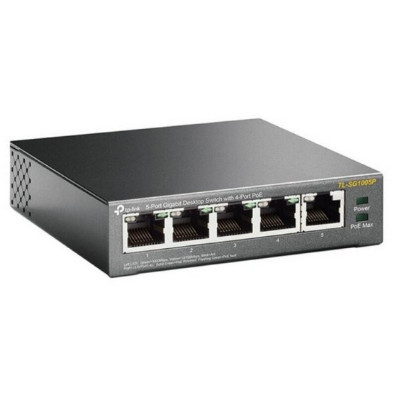 Commutateur Réseau de Bureau TP-Link SG1005P LAN PoE Gris