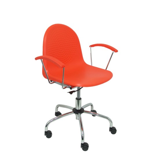 Chaise de Bureau Ves P&C 320GNA Plaque Tournante Orange