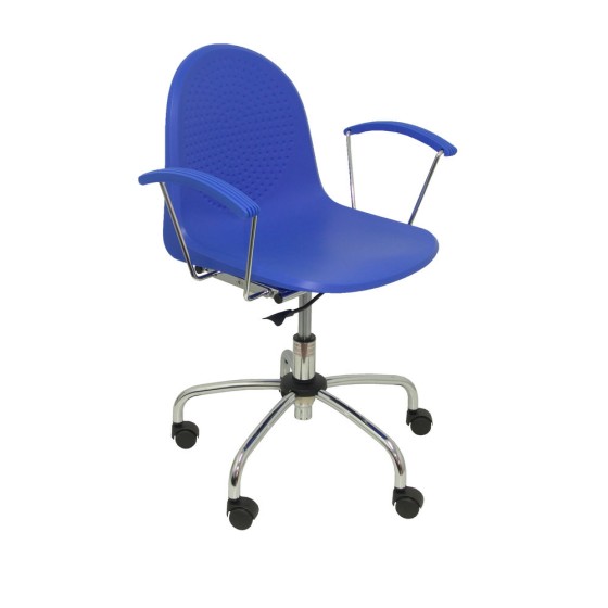 Chaise de Bureau Ves P&C 320GAZ Plaque Tournante Bleu