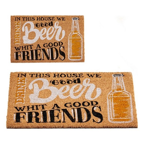 Paillasson Beer & Friends Coco Fibres de coco (40 x 2 x 60 cm)