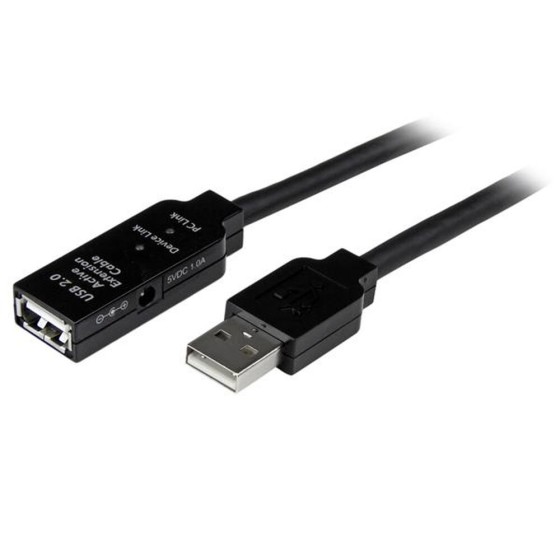 Câble USB Startech USB2AAEXT25M         Noir