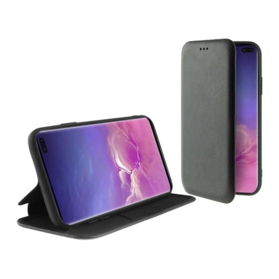 Housse Folio pour Mobile Galaxy S10 Plus KSIX Lite Noir