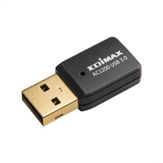 Point d'Accès Edimax EW-7822UTC AC1200 USB 3.0 USB Noir