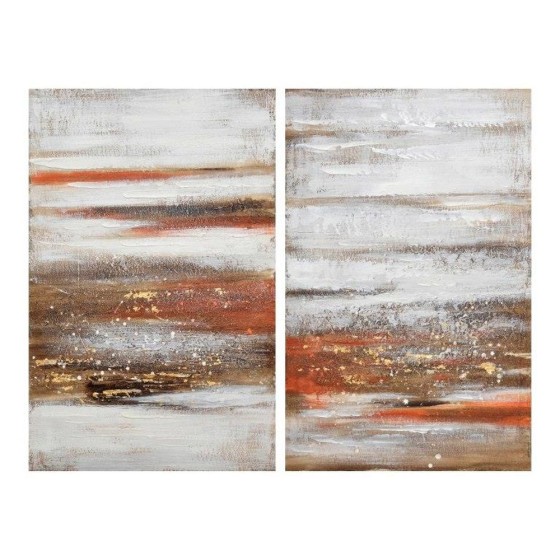 Cadre DKD Home Decor Abstrait (60 x 3 x 90 cm) (2 pcs)