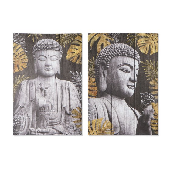 Cadre DKD Home Decor Buda (60 x 2.3 x 90 cm) (2 pcs)