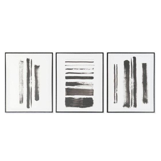 Cadre DKD Home Decor Abstrait (40 x 3 x 50 cm) (3 pcs)