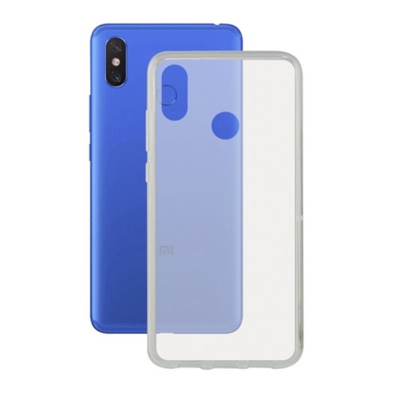 Protection pour téléphone portable Xiaomi Mi Max 3 KSIX Flex Transparent