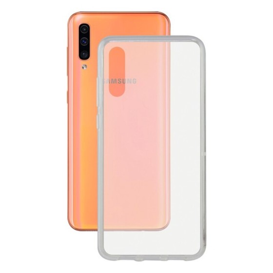 Protection pour téléphone portable Samsung Galaxy A70 Contact Flex TPU Transparent