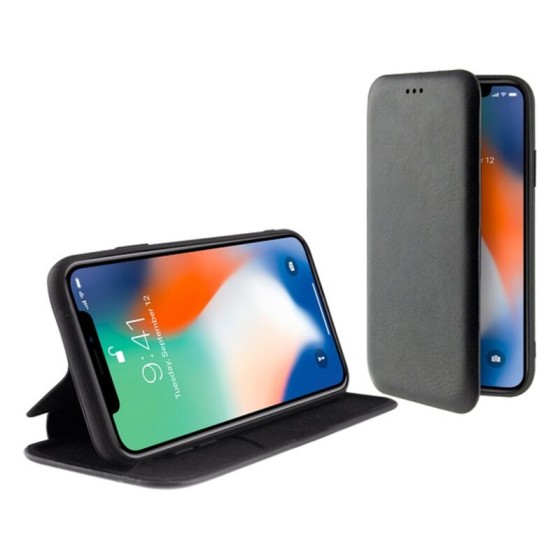 Housse Folio pour Mobile iPhone 11 Pro Max KSIX Standing Noir