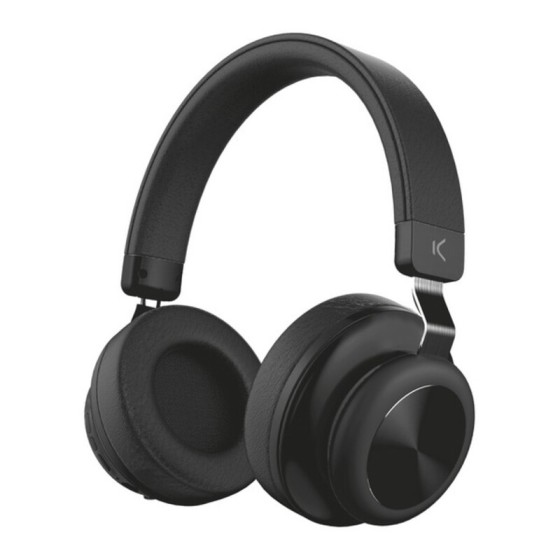 Casques Bluetooth avec Microphone KSIX 200 mAh Noir