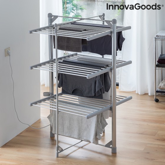 Corde à linge électrique pliante Indryer InnovaGoods (36 Barres) 300W