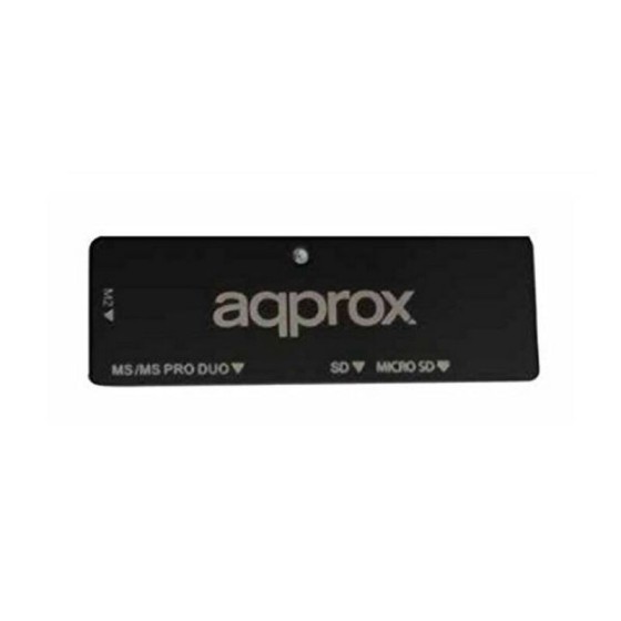 Lecteur de Cartes Externe approx! APPCR01B USB 2.0 Noir