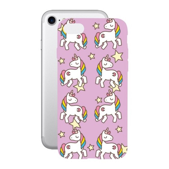 Protection pour téléphone portable Iphone 7/8 KSIX Flex TPU Licorne