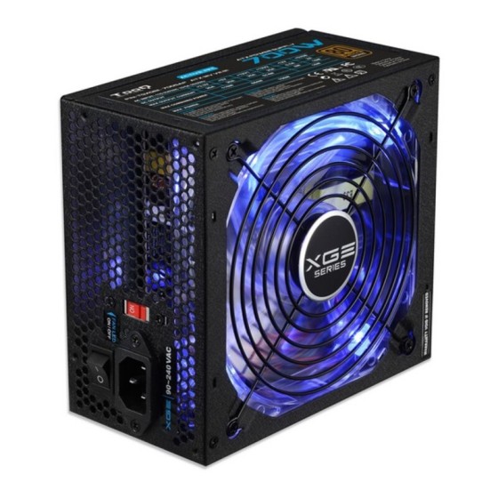 Source d'alimentation Gaming TooQ TQXGEII-700SAP LED 700W Noir