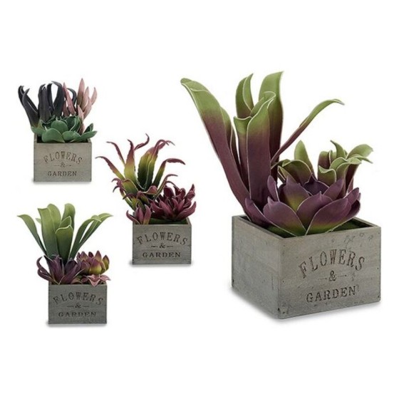 Plante décorative Plastique Bois Marron (15 x 28 x 15 cm)