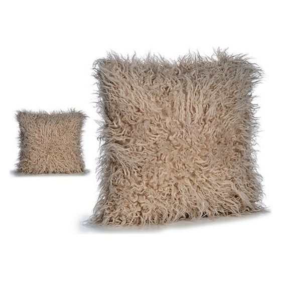 Coussin Cuir Camel (45 x 1...