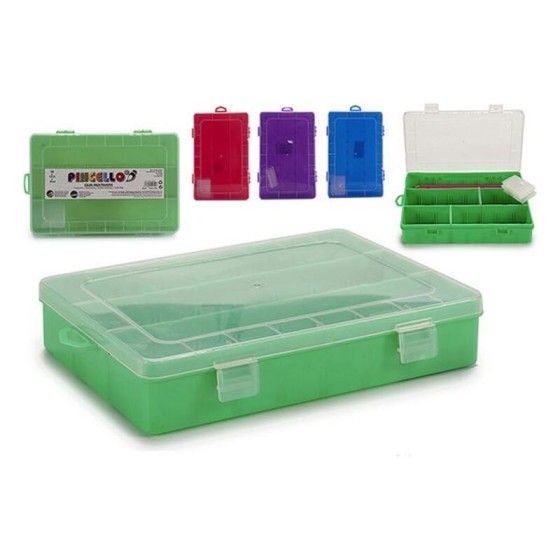 Boîte Multiusage (12 x 3 x 21 cm) Plastique Transparent