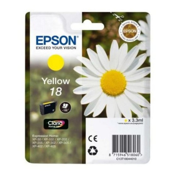 Cartouche d'encre originale Epson CLARIA T18 Jaune