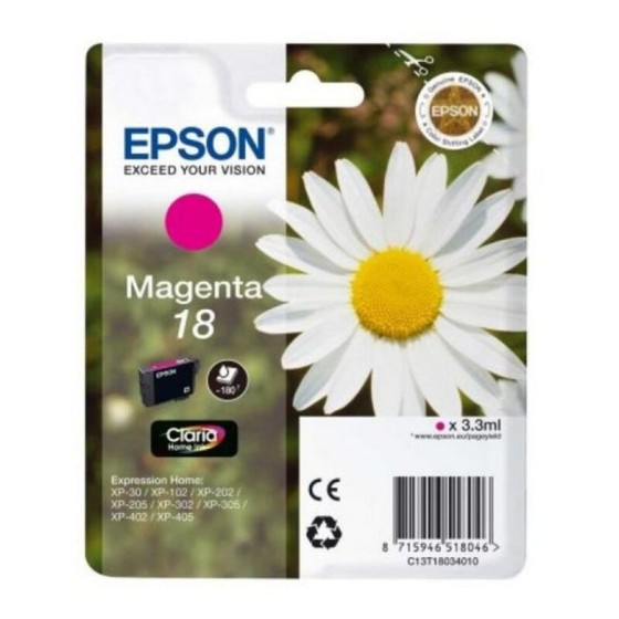 Cartouche d'encre originale Epson CLARIA T18 Magenta