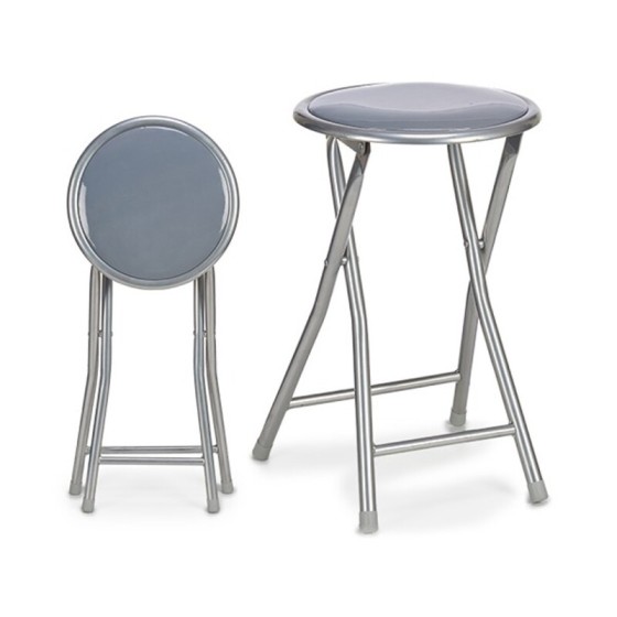 Tabouret Pliant Gris (30 x...