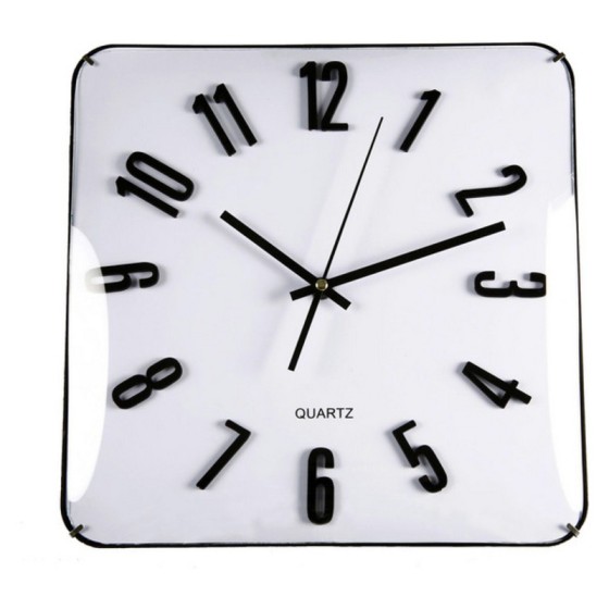 Horloge Murale Blanc Verre...