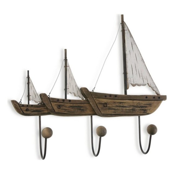 Porte-manteau Boat Métal (10 x 42 x 46 cm)