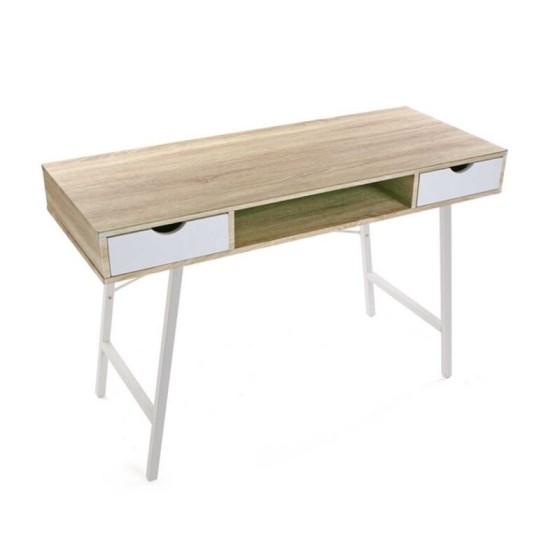 Bureau PVC Acier Bois MDF (48 x 76 x 120 cm)