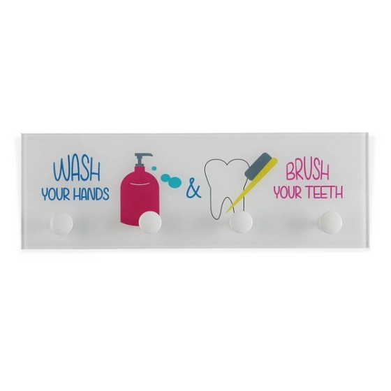 Porte-manteau Wash & Brush Verre Pop (3 x 12 x 36 cm)