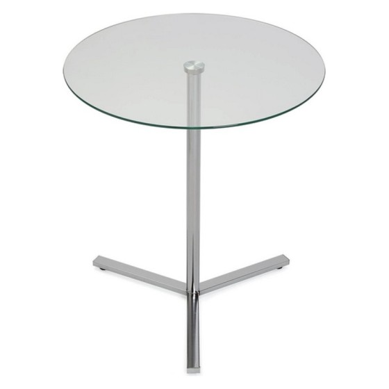 Table d'appoint Metall Verre (50 x 56 x 50 cm)