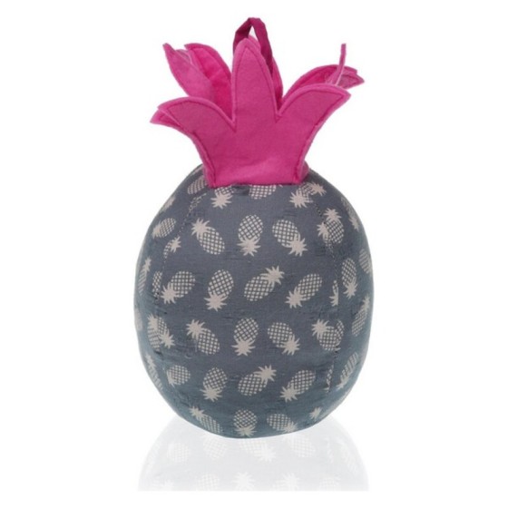 Support de porte Ananas Textile (13 x 22 x 13 cm)