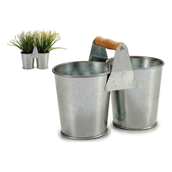 Cache-pot zinc (10,2 x 15 x...