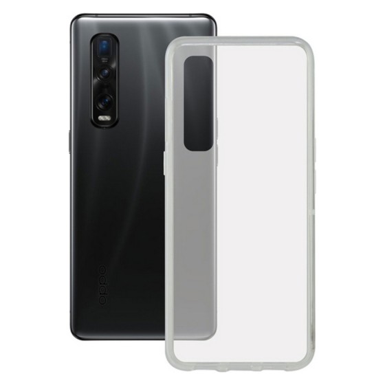 Protection pour téléphone portable Oppo Find X2 Pro KSIX Flex TPU Transparent