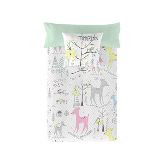 Housse de Couette Icehome Tomy Friends (Lit de 90) (150 x 220 cm)